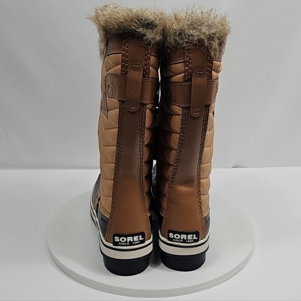 NIB Sorel Tofino II Waterproof Boots Size 6 Curry Fawn Insulated Quilted Leather - Picture 7 of 15